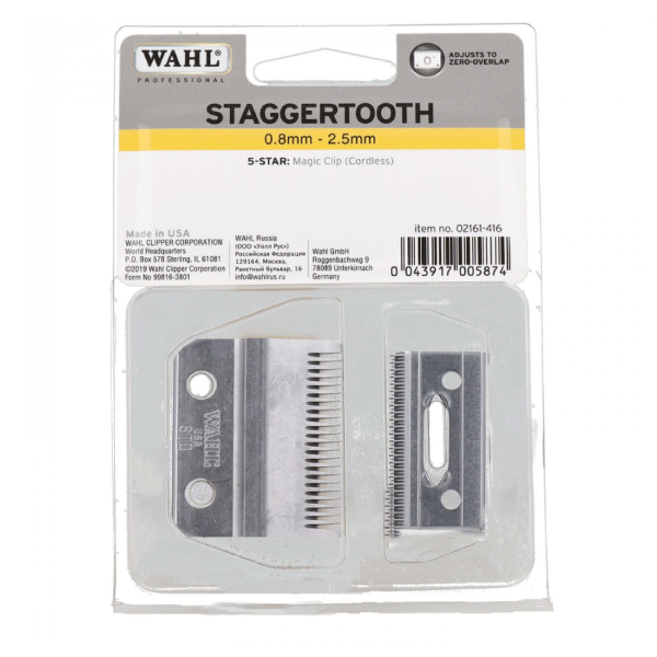 WAHL Juego Cuchilla Magic cordless STAGGERTOOTH