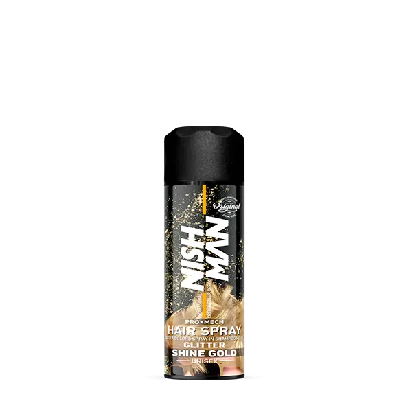 Nishman Laca de Color Glitter Oro