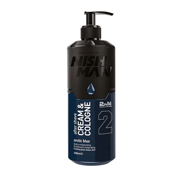 Nishman Crema After Shave + Colonia nº2 Arctic Blue (400ml)
