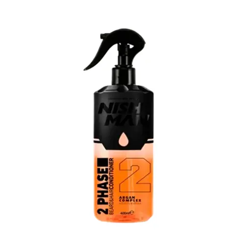 [300512ARG] Nishman  Bifásico Barba y Cabello Argan (400 ml)