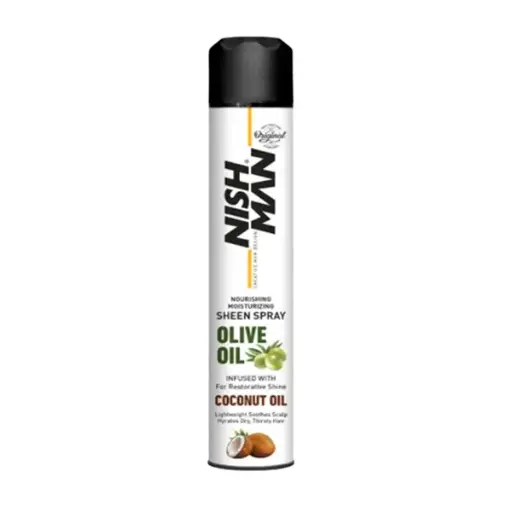 [300616] NISHMAN SPRAY BRILLO COCO Y OLIVA (400 ml) 
