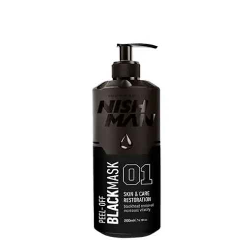 [300660BLACK] NISHMAN Mascarilla peel-off Negra (200 ml)