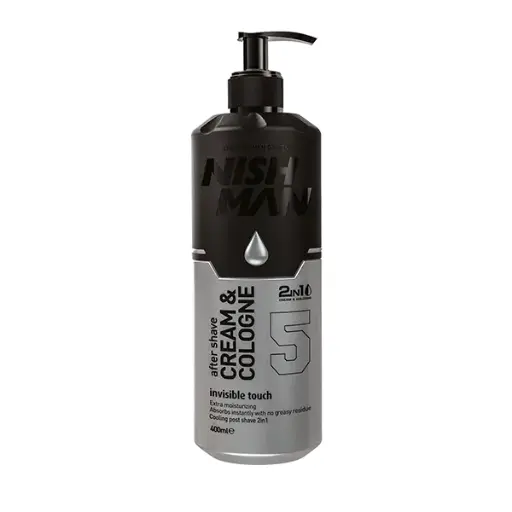 [103077] Nishman Crema After Shave + Colonia nº5 Invisible touch (400 ml)